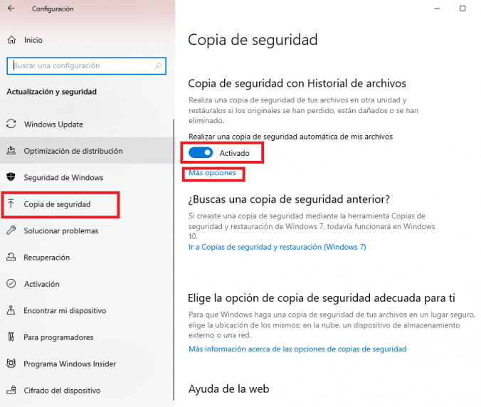 Cómo hacer una copia de seguridad en Windows 10 - Reparando Windows